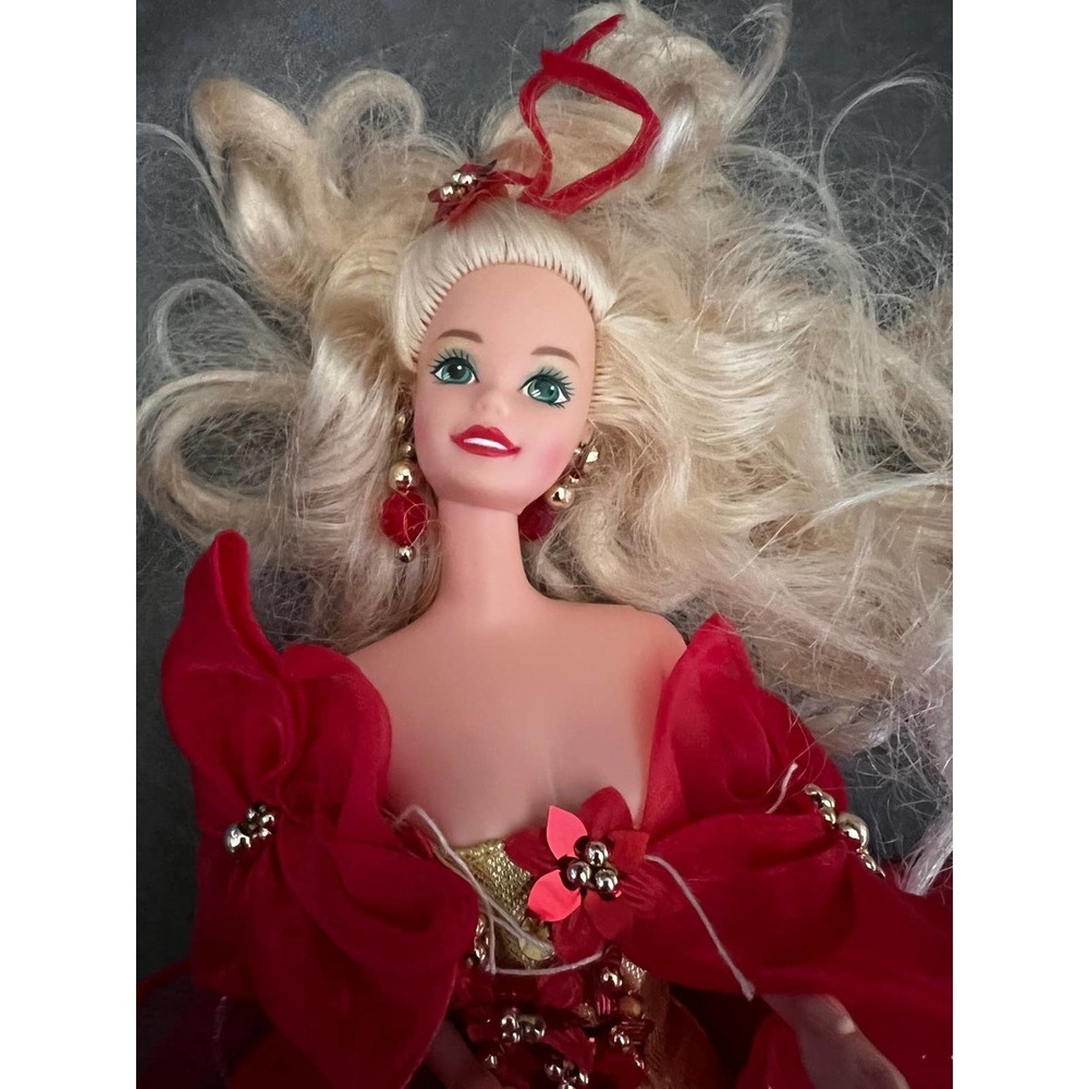Barbie HAPPY HOLIDAYS 1993 SPECIAL EDITION RED DRESS
